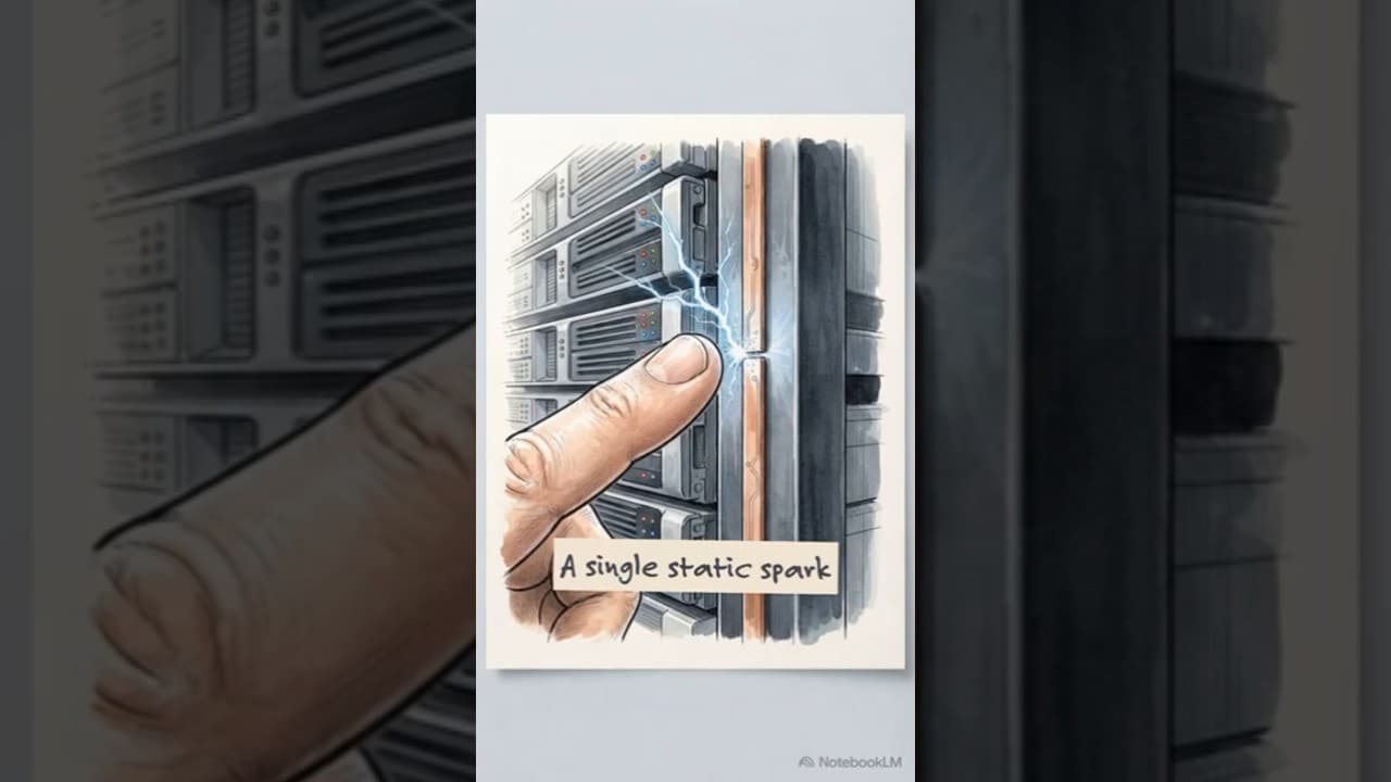 A Single Static Spark Can Destroy a Server ⚡ ESD Flooring Explained